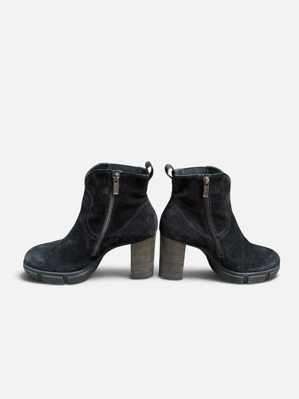 Paul Green Oakley Suede Ankle Boot in Black Size UK 5.5; US 8